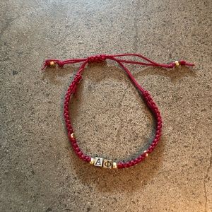 ⭐️ Alpha Phi Maroon/Bordeaux Pull Bracelet